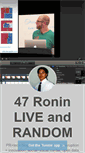 Mobile Screenshot of live.47ronin.com